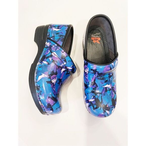 Dansko XP Peofessional Clogs Slip On Size 38 Blue Purple - Picture 1 of 8